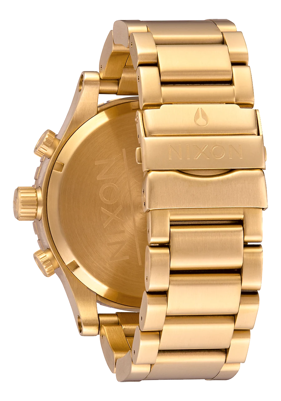 Nixon 51-30 Chrono - Gold / Red Dial