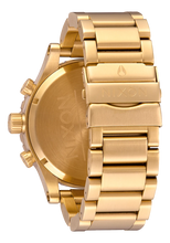 Load image into Gallery viewer, Nixon 51-30 Chrono - Gold / Red Dial