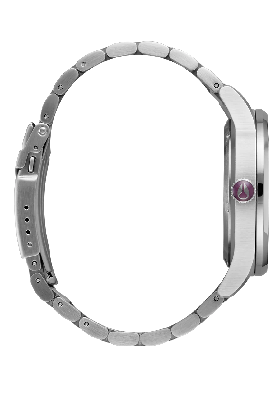Nixon Sentry Wobble - Silver / Purple Sunray