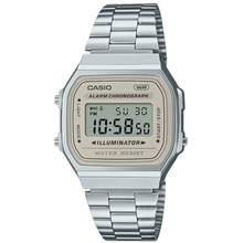 Load image into Gallery viewer, A168WA-8A Casio Vintage Series Watch Silver/Cream