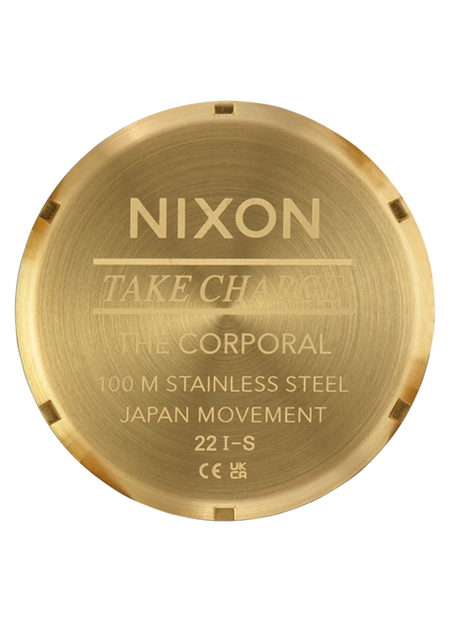Nixon Corporal SS Gold / Turquoise / Gold New Style