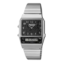 Load image into Gallery viewer, Casio x Stranger Things AQ800EST-1A Silver Analog & Digital Watch