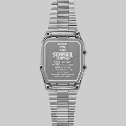 Casio x Stranger Things AQ800EST-1A Silver Analog & Digital Watch