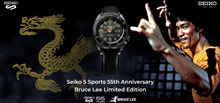 Load image into Gallery viewer, Seiko 5 Sports 55th Anniversary Bruce Lee Limited Edition SRPK39
