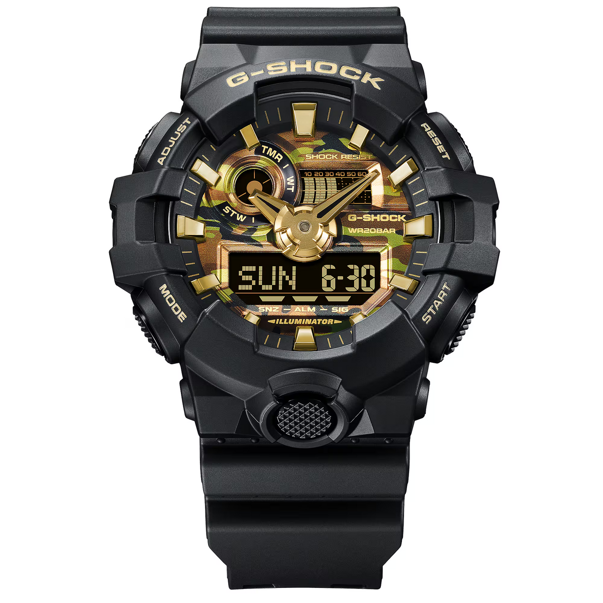 GA-700CF-1A Black/Gold Camo G-Shock