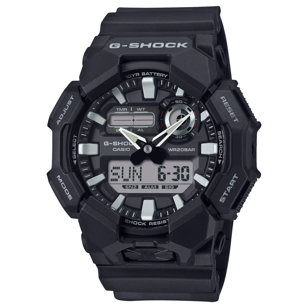 GA010-1A1 Black G-Shock Dual Time Watch