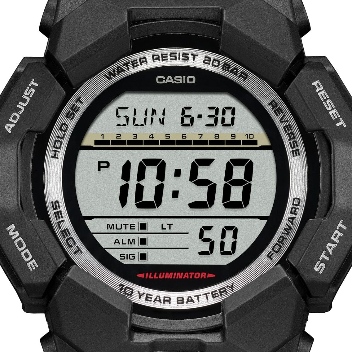 GD010-1D Black G-Shock Digital Watch