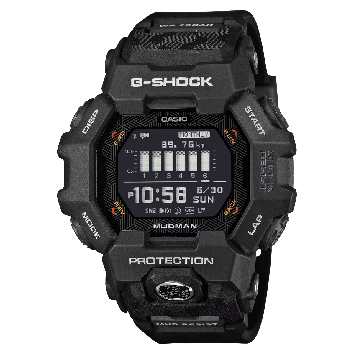 GDG-B100-1 G-Shock MASTER OF G - LAND MUDMAN Bluetooth Watch Black