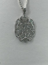 Load image into Gallery viewer, Sterling Silver Tongan Shield Pendant Large Size With Chain