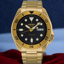 Load image into Gallery viewer, SRPK18J-8 Seiko 5 Gold Tone Sports Watch