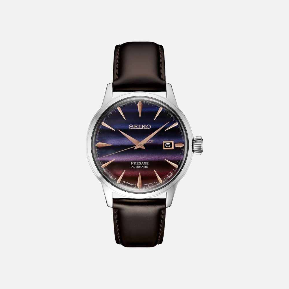 Seiko Presage Cocktail Purple Sunset STAR BAR Limited Edition Watch SRPK75J1