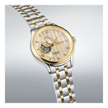 Load image into Gallery viewer, SSA464J SEIKO Presage Japanese Zen Garden Automatic Gold-Tone Sand Dial Watch