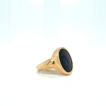Load image into Gallery viewer, 9ct Gold Oval Black Onyx Ring