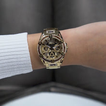 Load and play video in Gallery viewer, Guess GW0464L2 Queen Gold Women's Watch