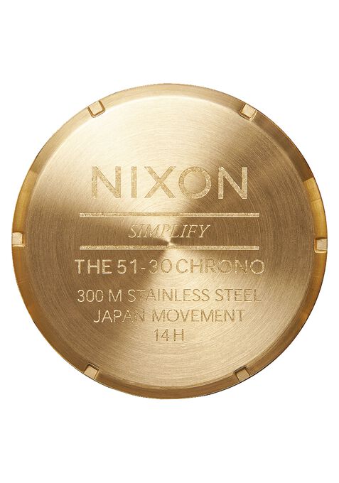 Nixon 51-30 Chrono All Gold