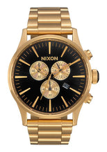 Load image into Gallery viewer, Nixon Sentry Chrono All Gold / Black