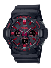 Load image into Gallery viewer, Red Ignite Series Black & Red Tough Solar GAS100BNR-1A