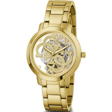 Load image into Gallery viewer, GUESS GW0300L2 QUATTRO CLEAR GOLD WATCH