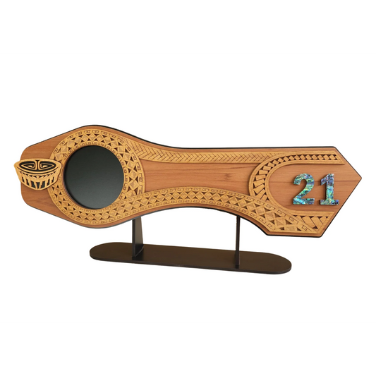 Polynesian Kava Bowl 21st & Celebration Key (Engraving Option)