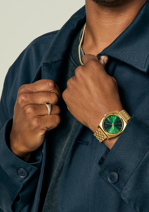 Nixon Time Teller Gold / Green Sunray