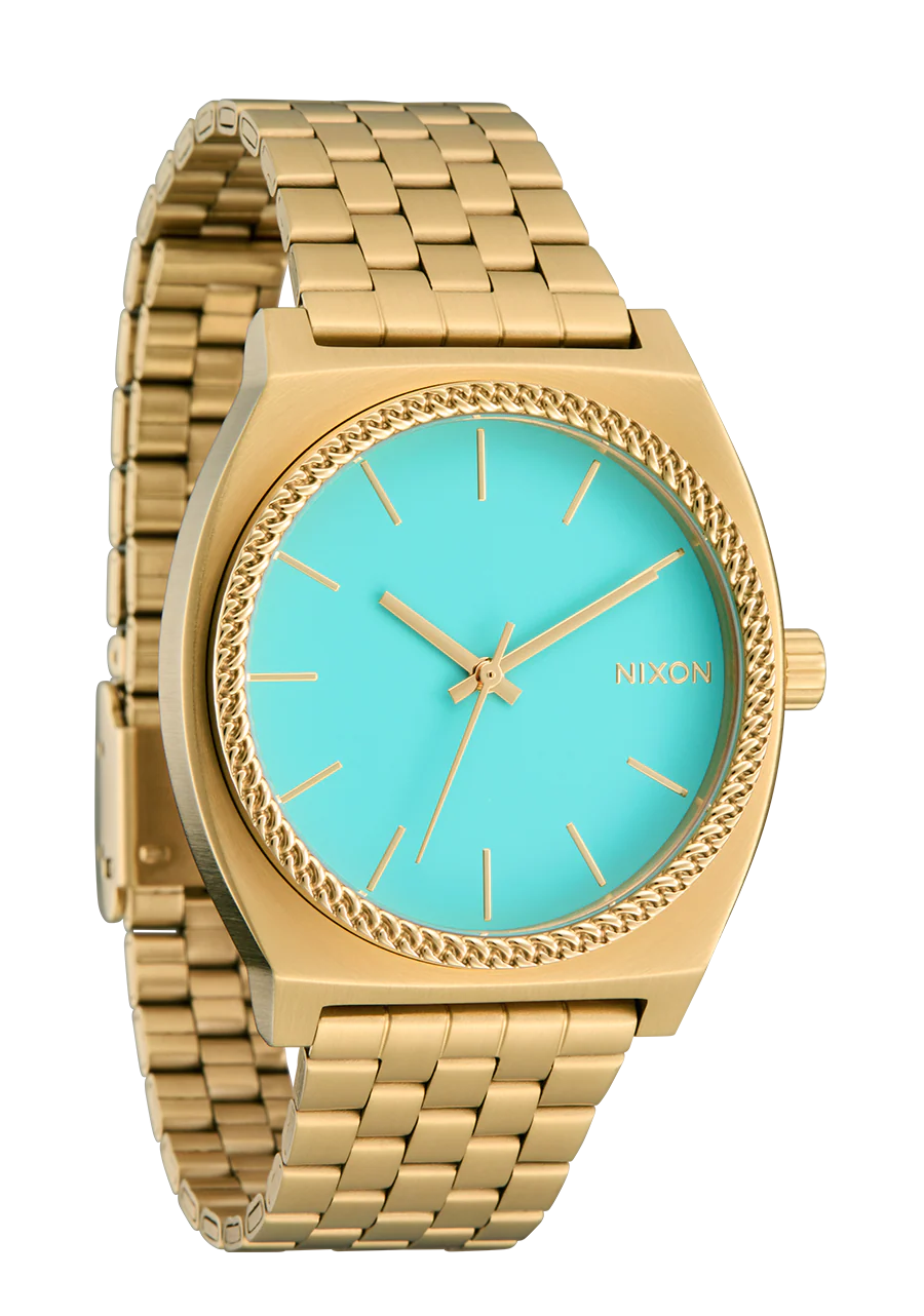 Nixon Time Teller Gold / Turquoise / Gold