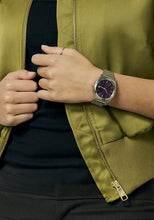 Load image into Gallery viewer, Nixon Time Teller - Silver / Purple Sunray
