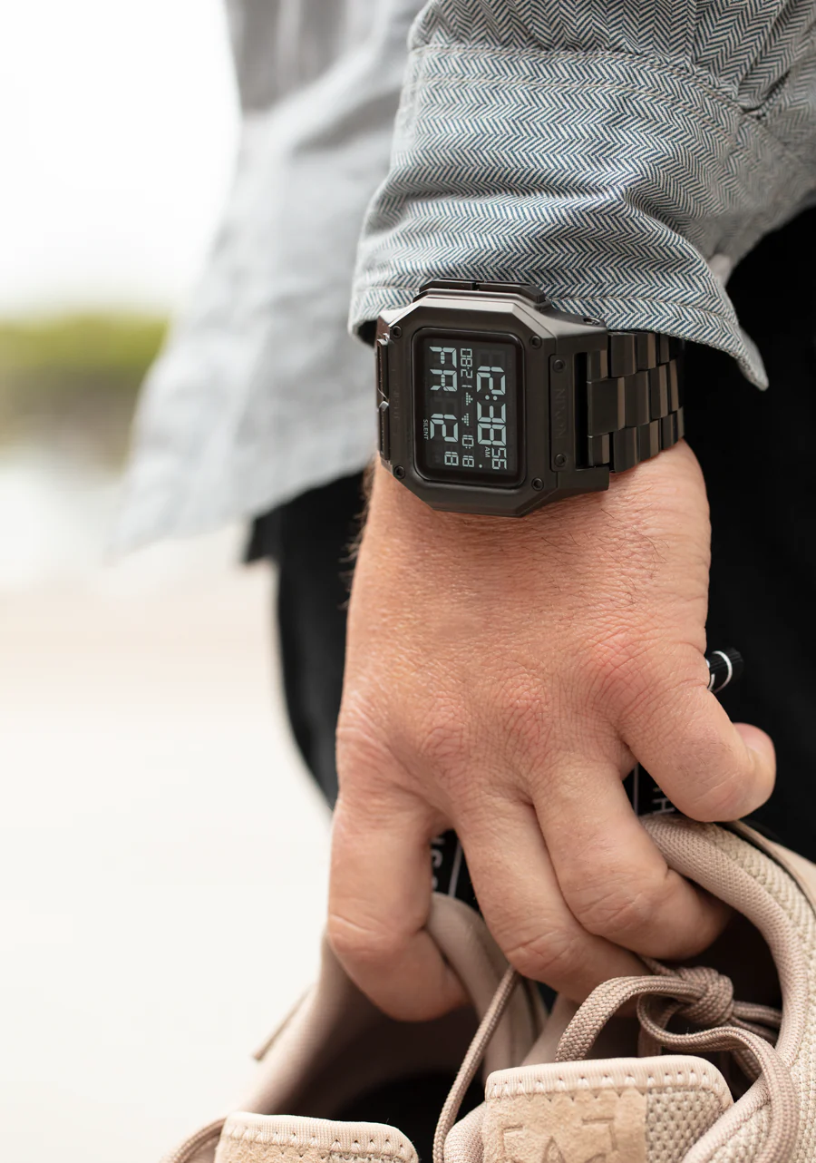 Nixon Regulus Stainless Steel Watch All Black