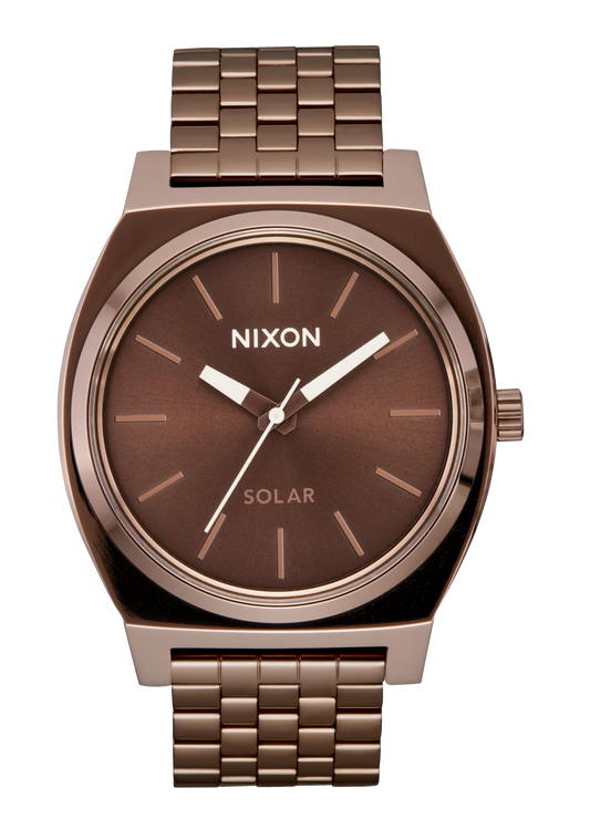 Nixon Time Teller Solar Chocolate / Cappuccino