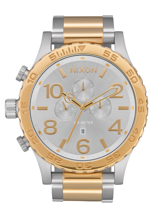 Nixon 51-30 Chrono Silver / Gold