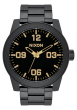 Load image into Gallery viewer, Nixon Corporal SS Matte Black / Gold
