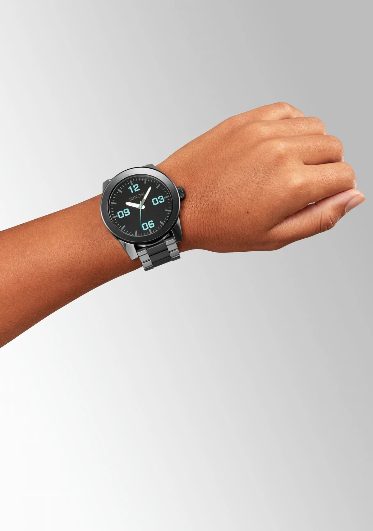 Nixon Corporal SS Silver / Gunmetal