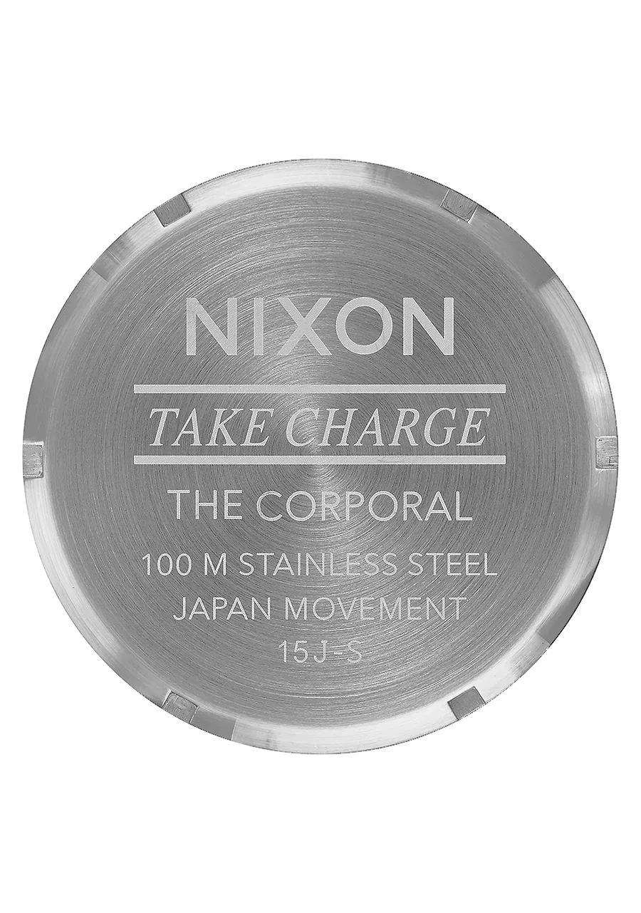 Nixon Corporal SS Silver / Gunmetal
