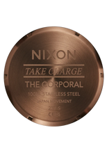 Load image into Gallery viewer, Nixon Corporal SS Chocolate / Dark Roast
