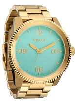 Load image into Gallery viewer, Nixon Corporal SS Gold / Turquoise / Gold New Style
