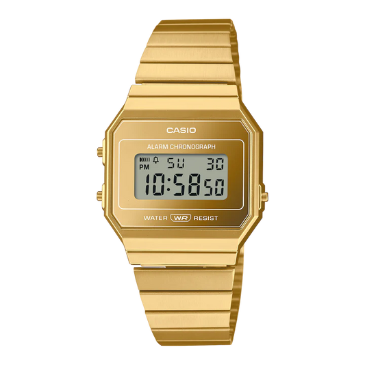 A700WEVG-9A CASIO Vintage Digital Gold Watch