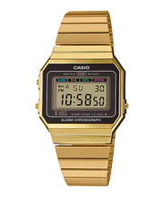 Load image into Gallery viewer, Casio Vintage Gold Digital Watch - A700WG-9A
