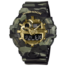 Load image into Gallery viewer, GA-700CMG-3A Green Camo/ Gold G-Shock
