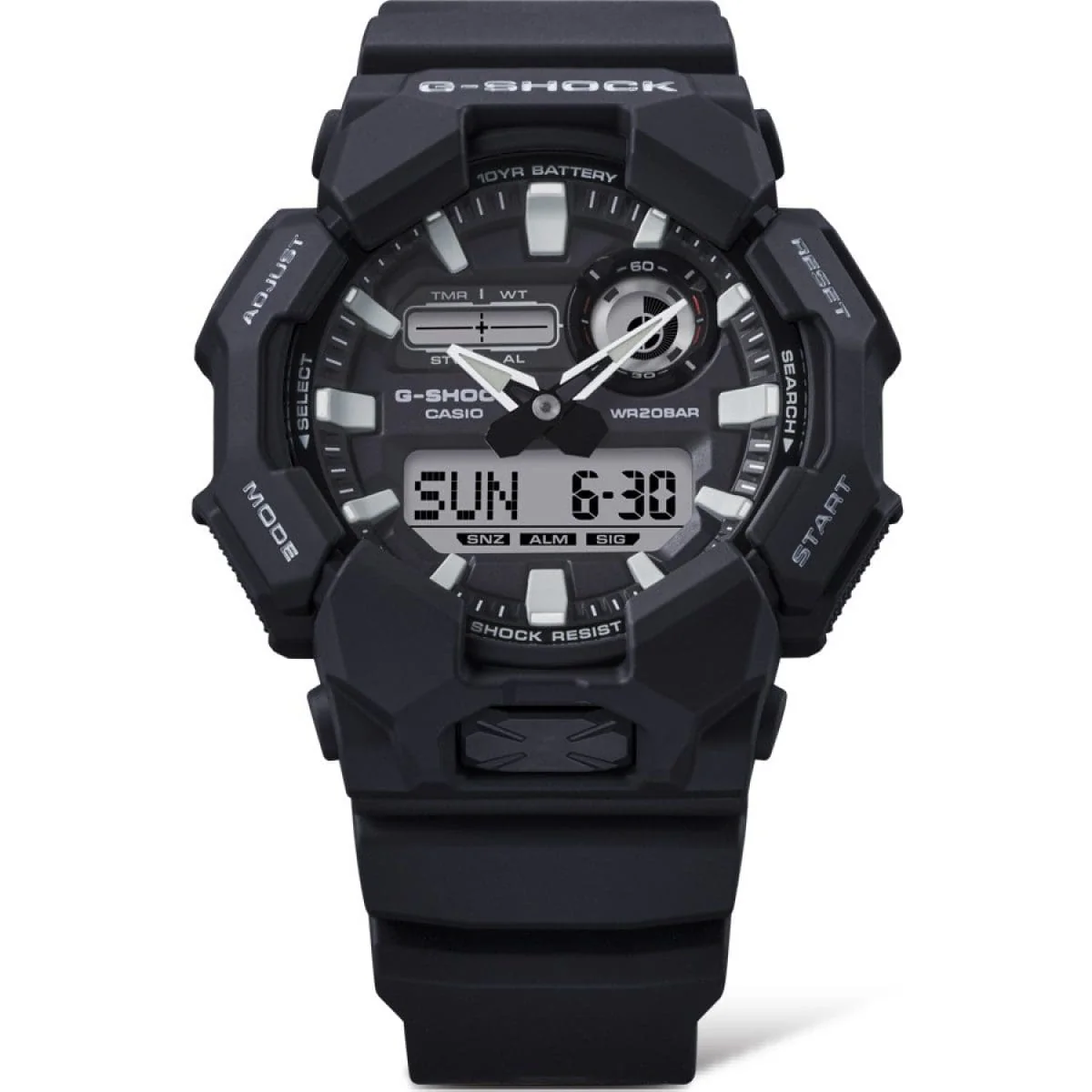 GA010-1A1 Black G-Shock Dual Time Watch
