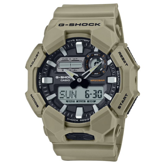 GA010-5A Beige G-Shock Dual Time Watch