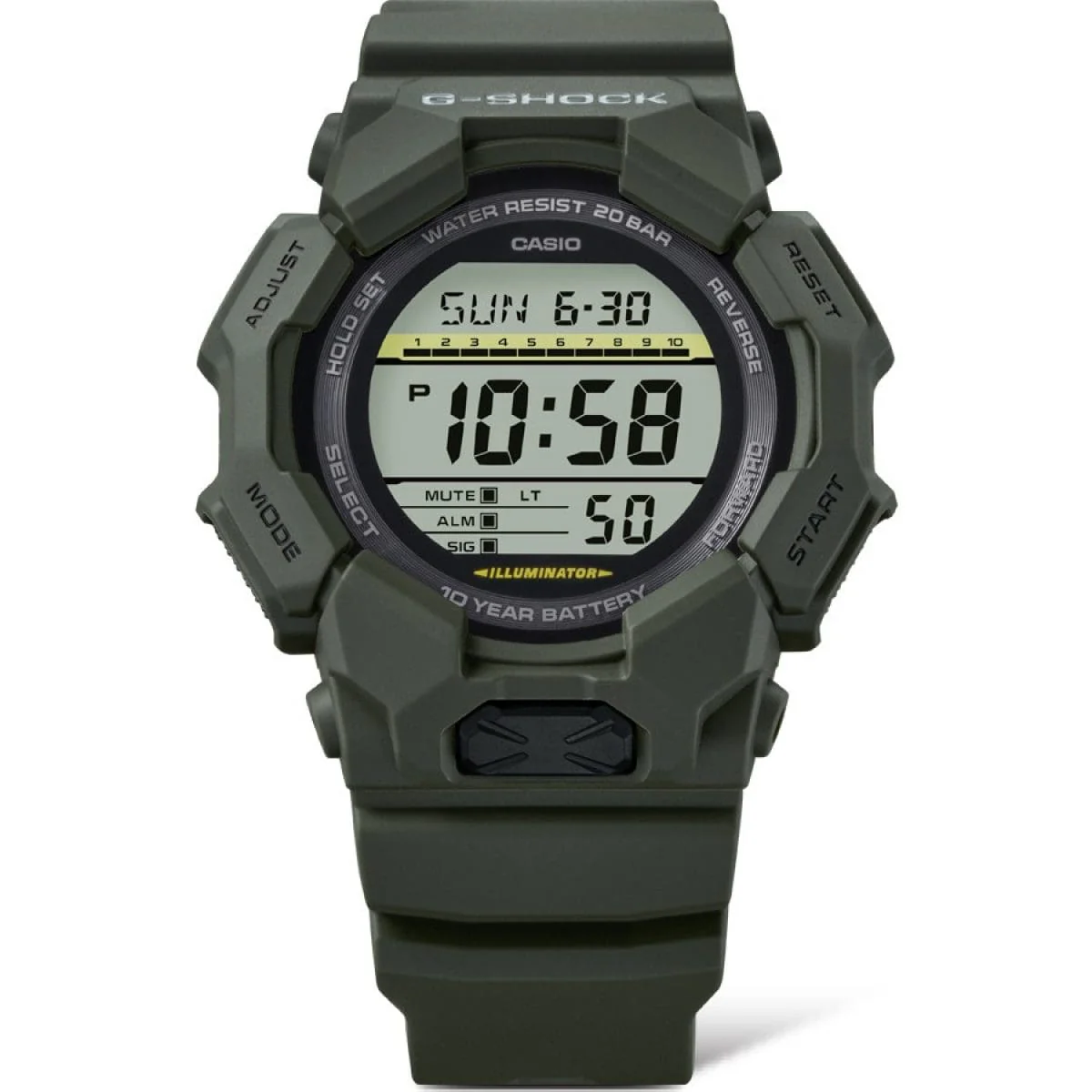 GD010-3D Khaki G-Shock Digital Watch