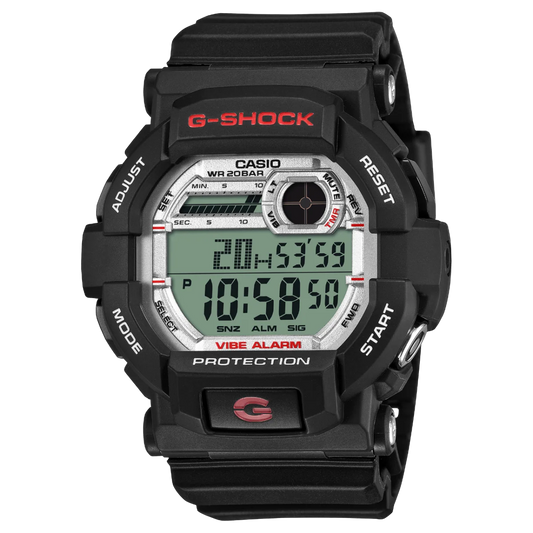 GD-350S-1 G-Shock Black accented with red