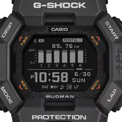 GDG-B100-1 G-Shock MASTER OF G - LAND MUDMAN Bluetooth Watch Black