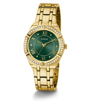 Load image into Gallery viewer, COSMO GREEN DIAL GOLD WOMEN&#39;S WATCH GW0033L8
