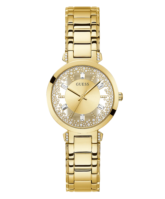 GOLD TONE CASE GOLD TONE STAINLESS STEEL WATCH