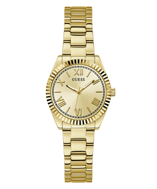 GUESS Ladies Gold Tone Analog Watch