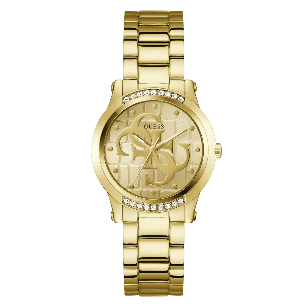 GW0861L2 GUESS Ladies Gold Tone Analogue Watch
