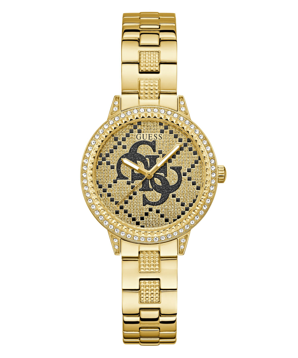 GUESS Ladies Silver Gold Analog Watch GW0944L2