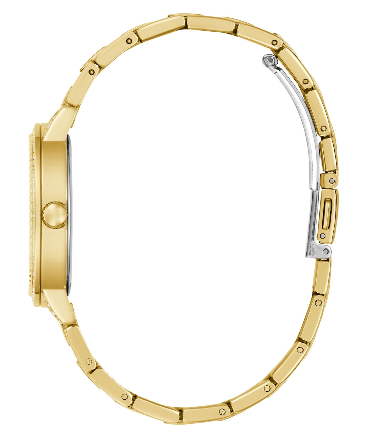 GUESS Ladies Silver Gold Analog Watch GW0944L2