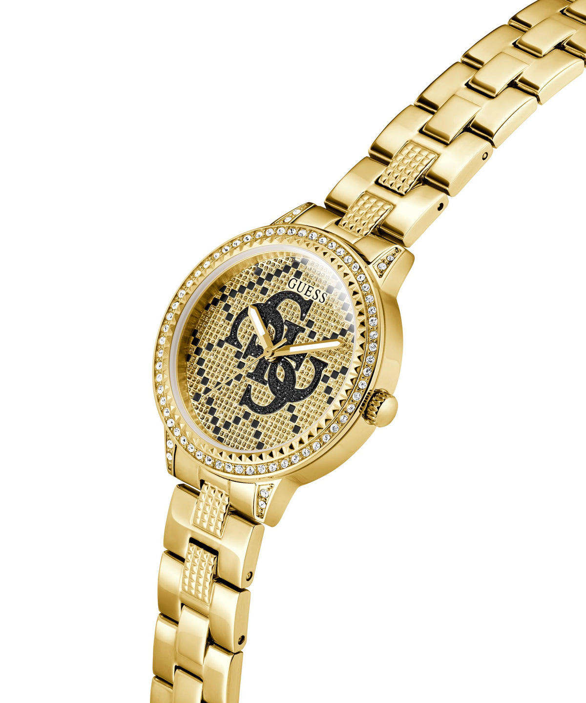 GUESS Ladies Silver Gold Analog Watch GW0944L2