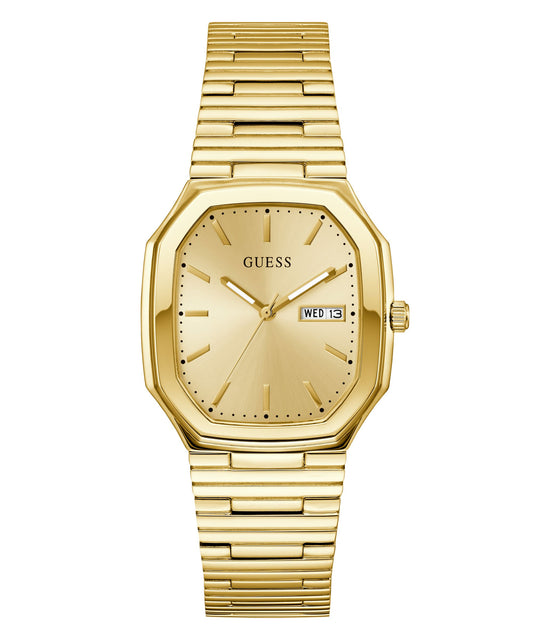 GUESS Gold Tone Date Watch GW0978G2
